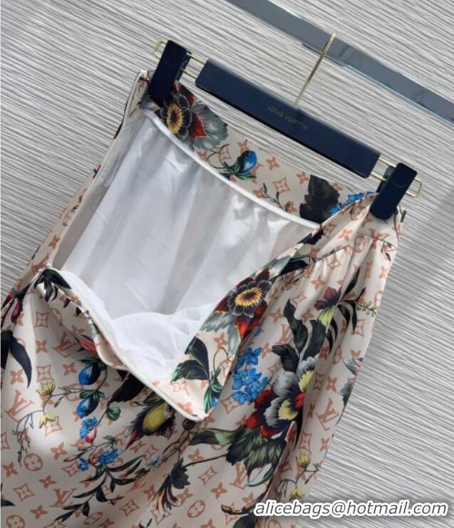 Classic Specials Louis Vuitton Printed Skirt LV041439 Beige 2026
