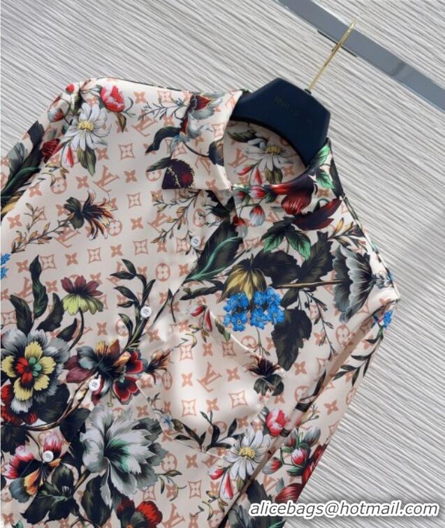 Buy Fashionable Louis Vuitton Printed Shirt LV041440 Beige 2026