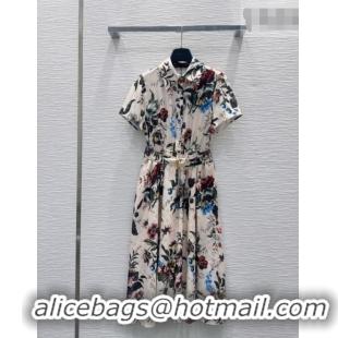 Well Crafted Louis Vuitton Printed Dress LV042313 Light Beige 2026