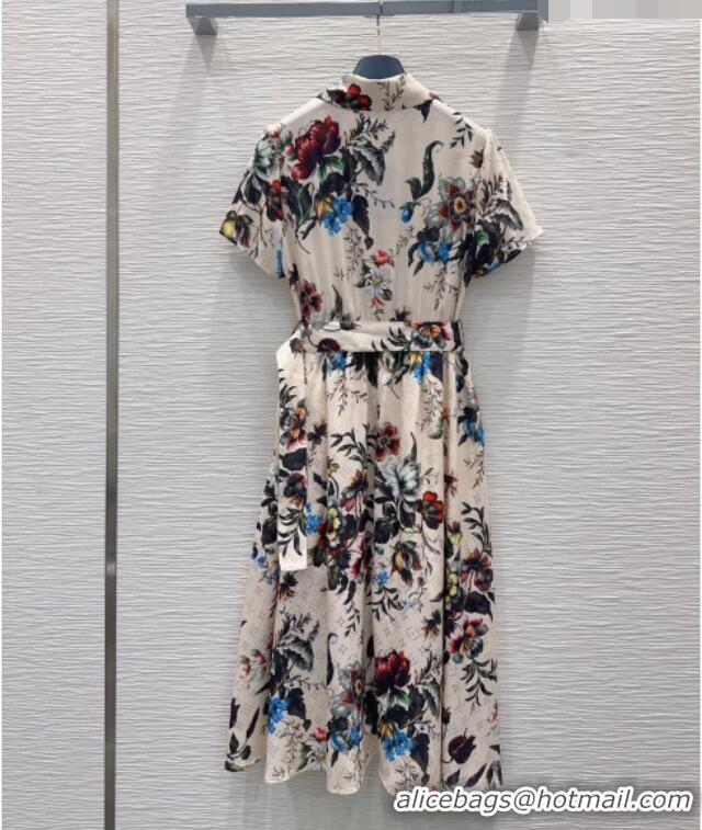 Well Crafted Louis Vuitton Printed Dress LV042313 Light Beige 2026