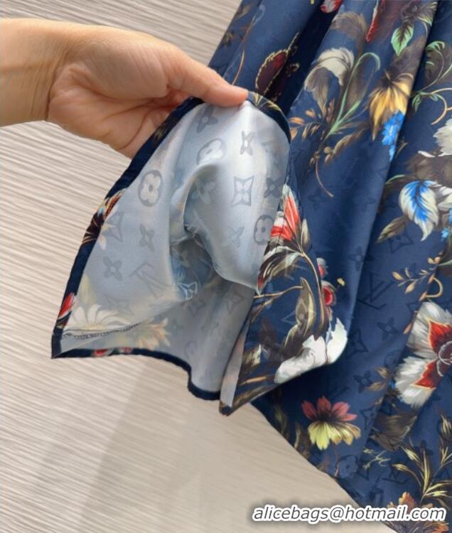 Best Price Louis Vuitton Printed Dress LV042313 Blue 2026