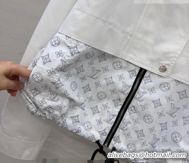 Buy Cheapest Louis Vuitton Fight Mode Jacket LV042325 White 2026
