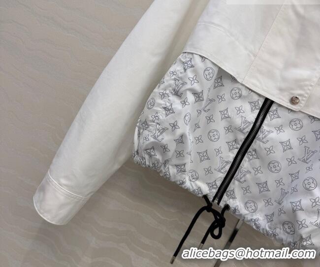 Buy Cheapest Louis Vuitton Fight Mode Jacket LV042325 White 2026
