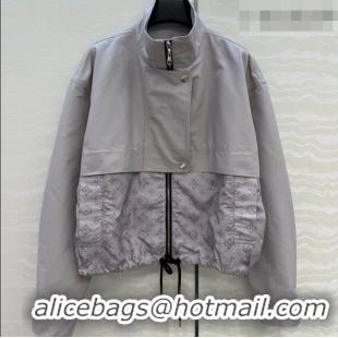 Inexpensive Louis Vuitton Fight Mode Jacket LV042325 Grey 2026
