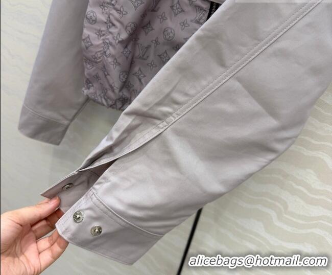 Inexpensive Louis Vuitton Fight Mode Jacket LV042325 Grey 2026