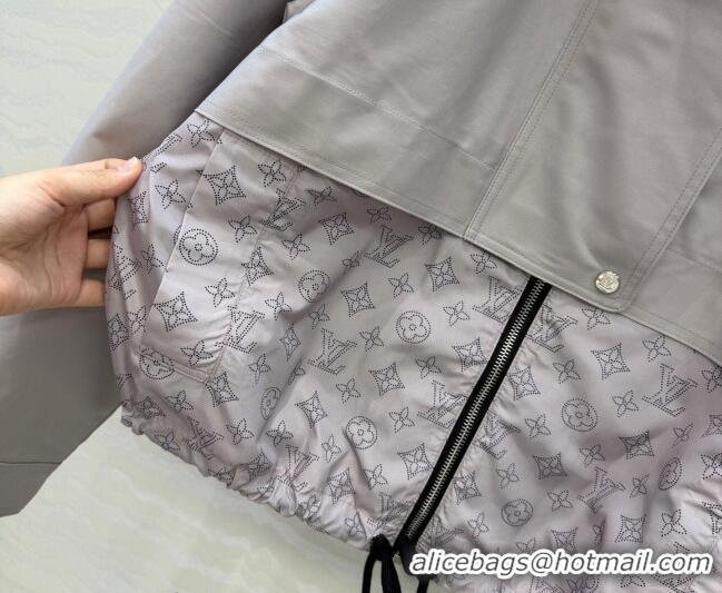 Inexpensive Louis Vuitton Fight Mode Jacket LV042325 Grey 2026