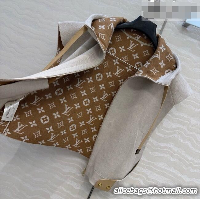 Best Grade Louis Vuitton Wool Vest LV081116 Beige 2026