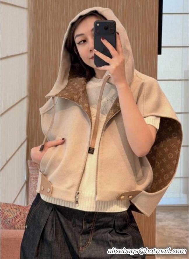 Best Grade Louis Vuitton Wool Vest LV081116 Beige 2026