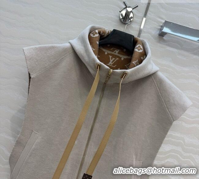 Best Grade Louis Vuitton Wool Vest LV081116 Beige 2026