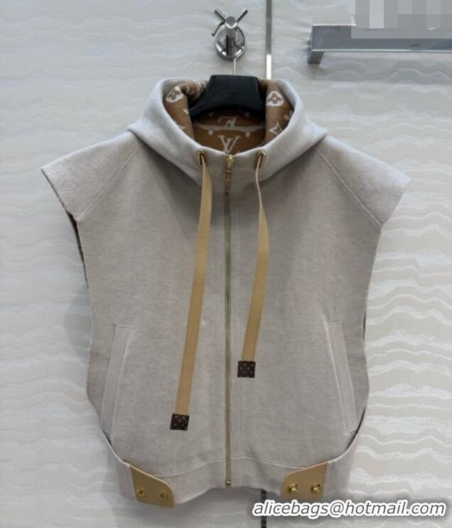 Best Grade Louis Vuitton Wool Vest LV081116 Beige 2026