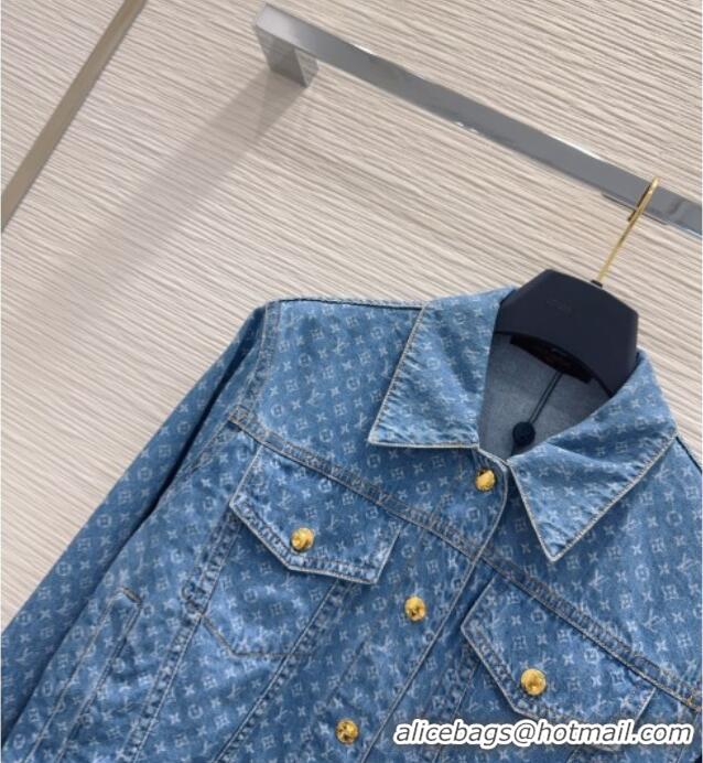 Good Looking Louis Vuitton Monogram Denim Jacket LV081267 Blue 2026