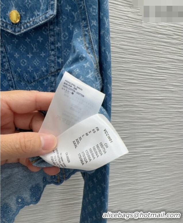 Good Looking Louis Vuitton Monogram Denim Jacket LV081267 Blue 2026