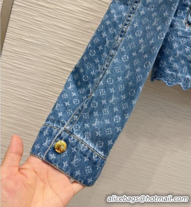 Good Looking Louis Vuitton Monogram Denim Jacket LV081267 Blue 2026