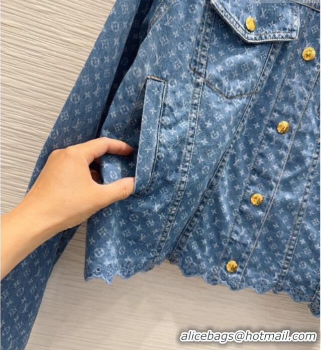 Good Looking Louis Vuitton Monogram Denim Jacket LV081267 Blue 2026