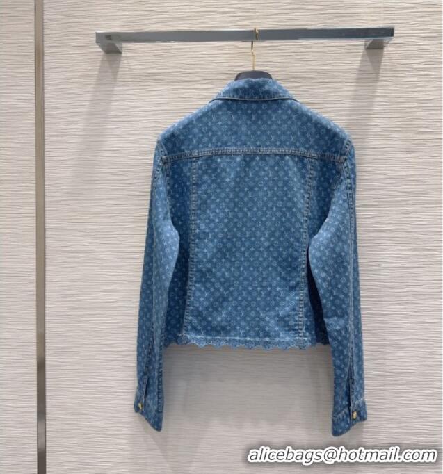 Good Looking Louis Vuitton Monogram Denim Jacket LV081267 Blue 2026