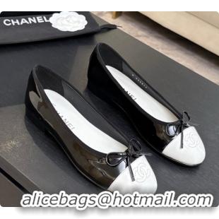 Best Price Chanel Patent Leather Ballet Flat G02819 CH072774 Black 2026