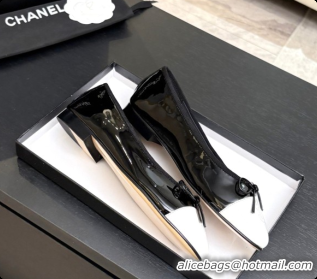 Best Price Chanel Patent Leather Ballet Flat G02819 CH072774 Black 2026