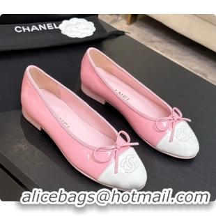 Good Product Chanel Patent Leather Ballet Flat G02819 CH072678 Pink 2026