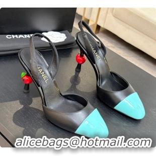 Best Product Chanel Lambskin & Patent Leather Slingbacks G47469 Black 02 2026