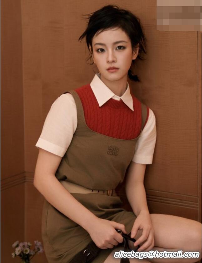 Reasonable Price Miu Miu Cotton Dress MM032303 Green 2026