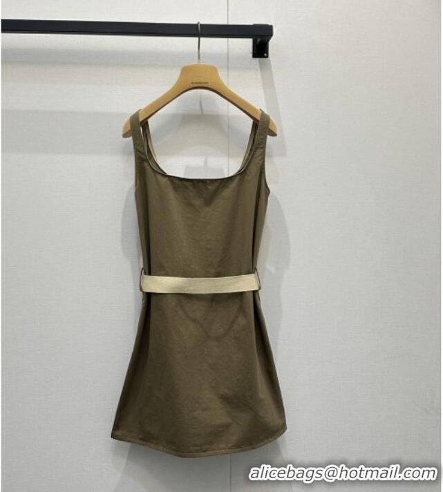 Reasonable Price Miu Miu Cotton Dress MM032303 Green 2026