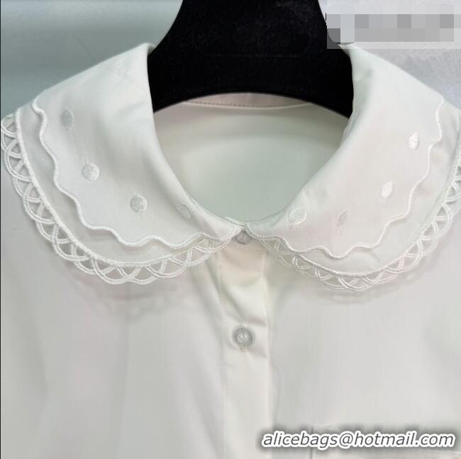 Reasonable Price Miu Miu Shirt MM032305 White 2026