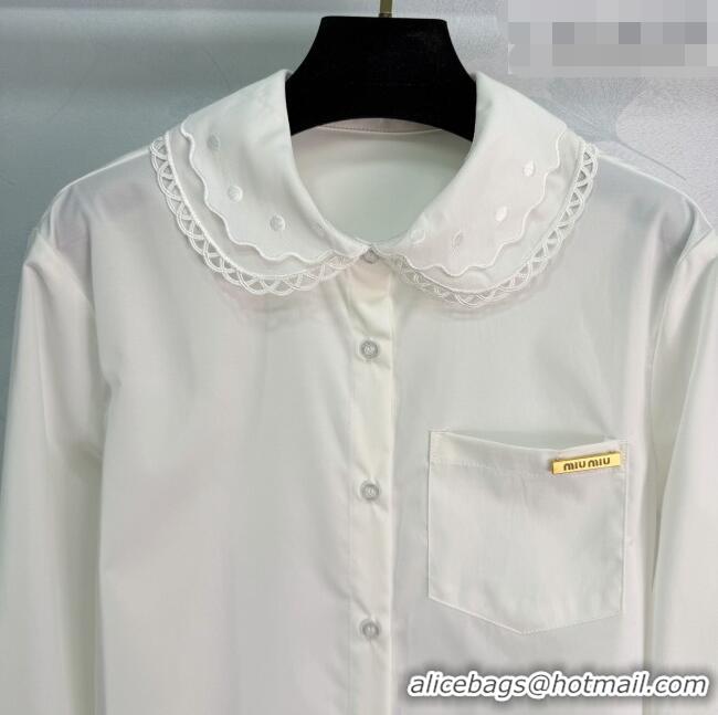 Reasonable Price Miu Miu Shirt MM032305 White 2026