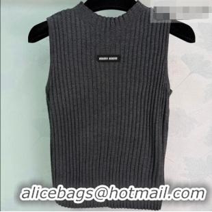 Classic Specials Miu Miu Wool Knit Vest MM032306 Black 2026