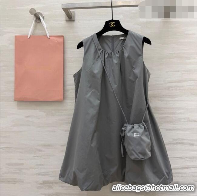 Buy Fashionable Miu Miu Dress MM032307 Grey 2026