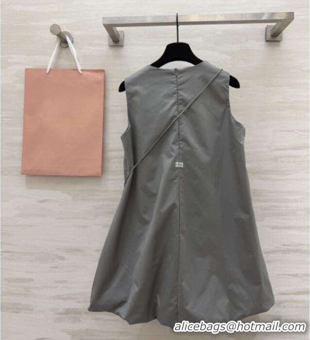 Buy Fashionable Miu Miu Dress MM032307 Grey 2026