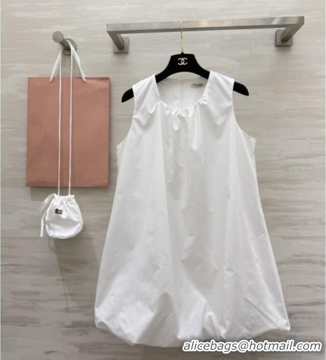 Well Crafted Discount Miu Miu Dress MM032307 White 2026