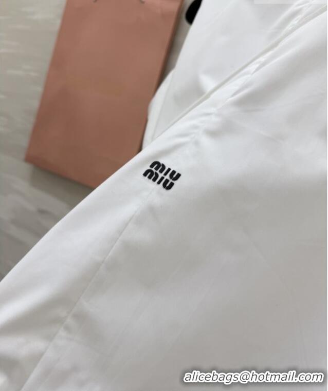 Well Crafted Discount Miu Miu Dress MM032307 White 2026