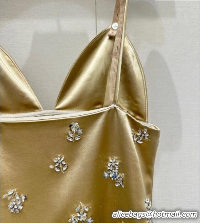 Promotional Miu Miu Dress with Strass MM032308 Green 2026