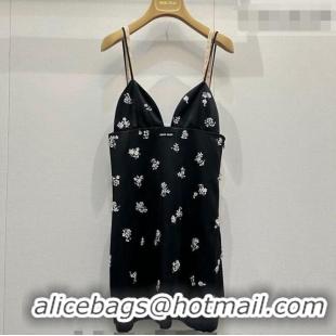 New Discount Miu Miu Dress with Strass MM032308 Black 2026