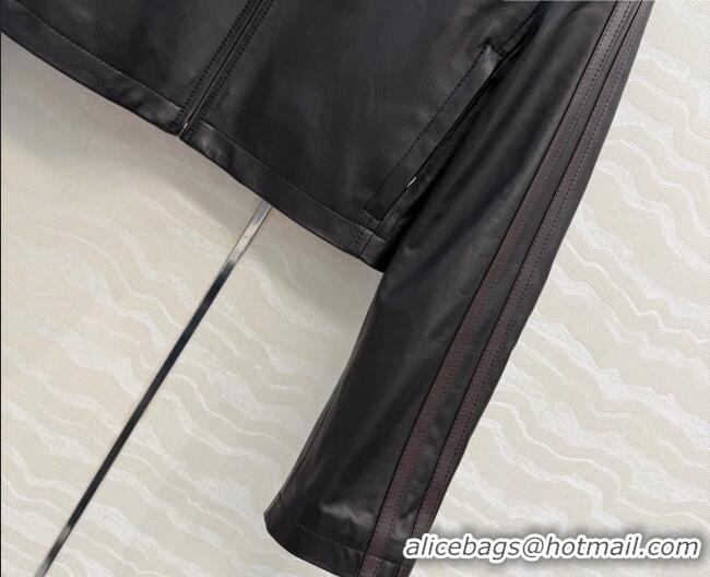 Popular Style Miu Miu Lambskin Leather Jacket MM032309 Black 2026