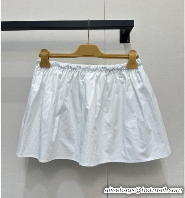 Buy Inexpensive Miu Miu Skirt MM032315 White 2026
