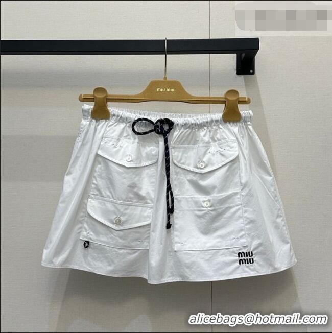 Buy Inexpensive Miu Miu Skirt MM032315 White 2026