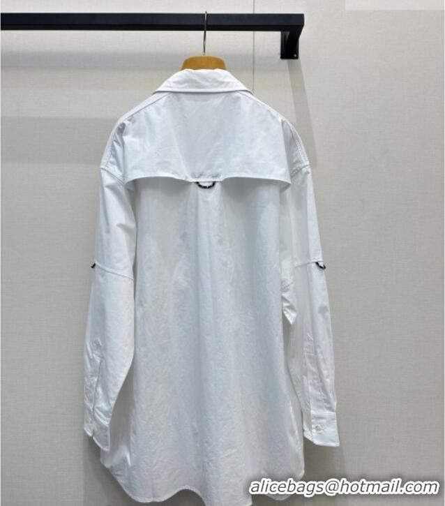 Famous Brand Miu Miu Long Shirt MM032315 White 2026