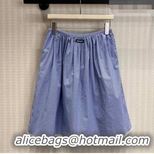 Market Sells Miu Miu Plaid Skirt MM032317 Blue 2026