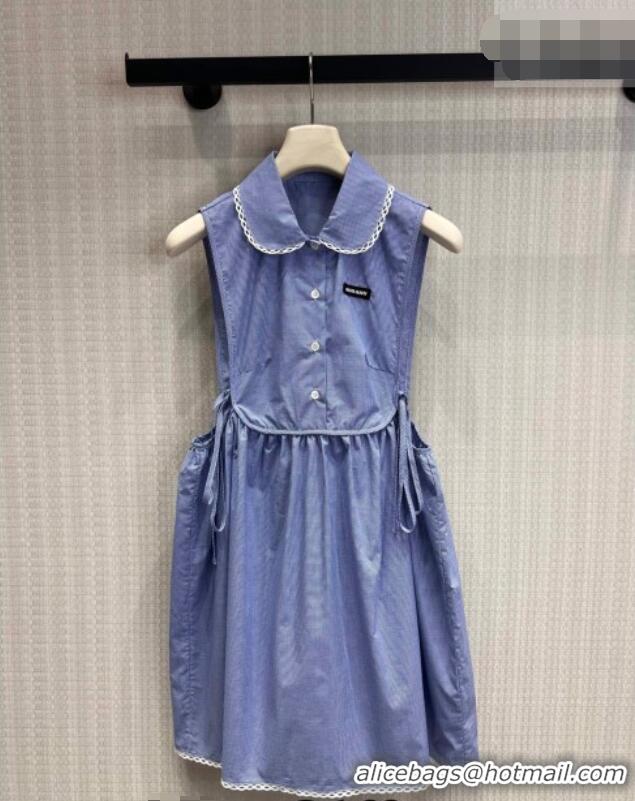 Market Sells Miu Miu Plaid Dress MM032317 Blue 2026