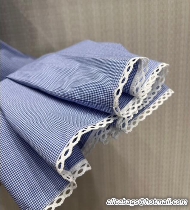 Market Sells Miu Miu Plaid Dress MM032317 Blue 2026