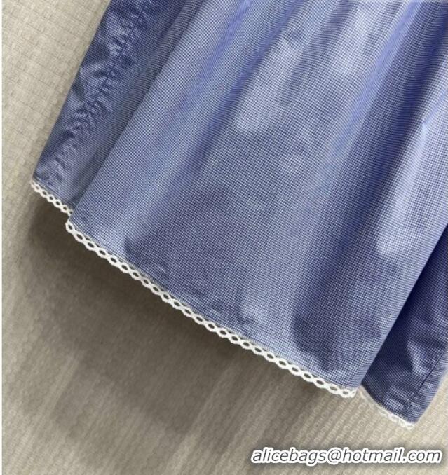 Market Sells Miu Miu Plaid Dress MM032317 Blue 2026