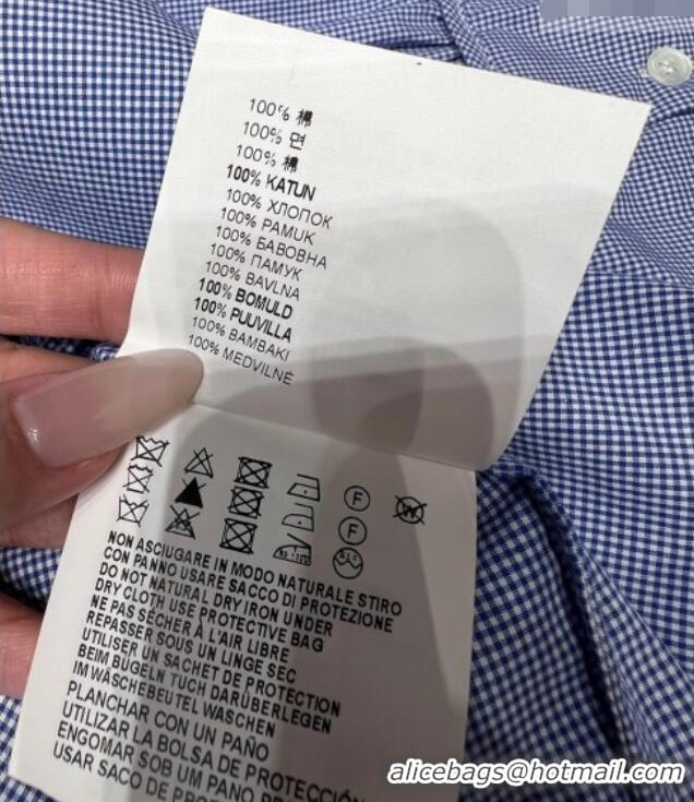 Market Sells Miu Miu Plaid Dress MM032317 Blue 2026
