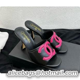 Grade Quality Chanel Lambskin Mules Sandals with 9cm Heel CH072788 2026