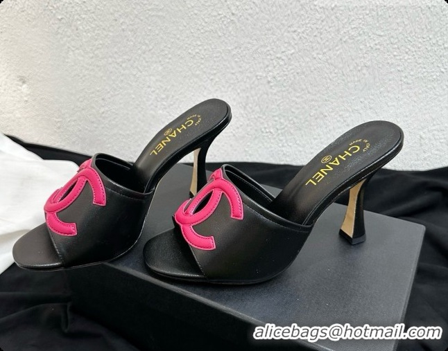 Grade Quality Chanel Lambskin Mules Sandals with 9cm Heel CH072788 2026