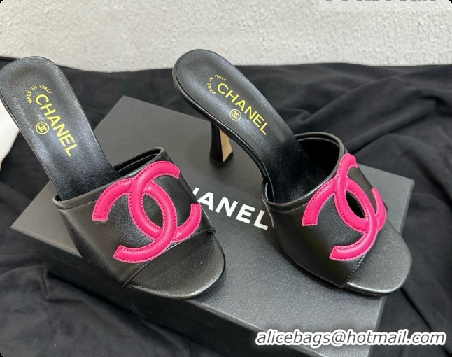 Grade Quality Chanel Lambskin Mules Sandals with 9cm Heel CH072788 2026