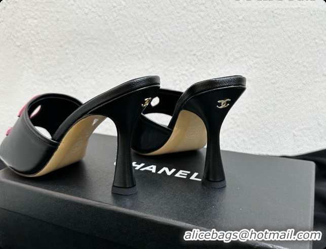 Grade Quality Chanel Lambskin Mules Sandals with 9cm Heel CH072788 2026