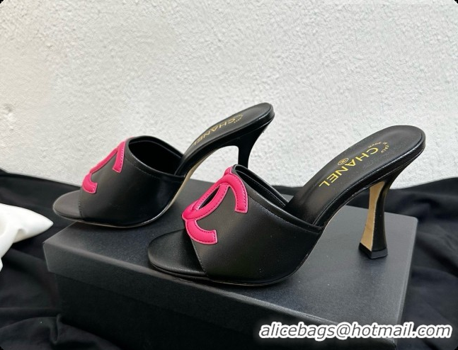 Grade Quality Chanel Lambskin Mules Sandals with 9cm Heel CH072788 2026