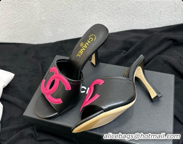 Grade Quality Chanel Lambskin Mules Sandals with 9cm Heel CH072788 2026