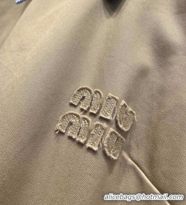 ​Buy Promotional Miu Miu Cotton Dress MM032319 Khaki/Blue 2026